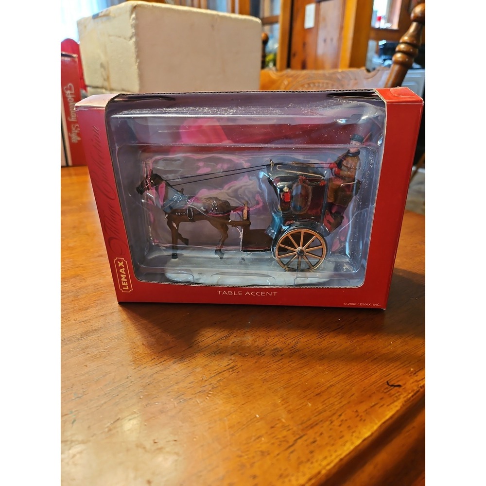 Lemax Christmas Village Figure - "Hansom Cab"